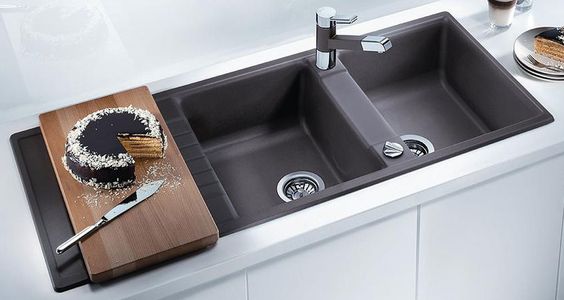 BLANCO-Thiết kế 2 hố 1 bàn chờ